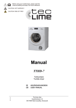 Manual TTHD-7 - Smartwares Safety & Lighting ApS