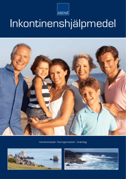 Inkontinenshj&auml;lpmedel