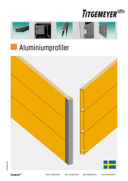 TITGEMEYER - Aluminiumprofiler