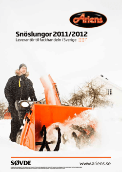 Snöslungor 2011/2012 - Välkommen till Raket