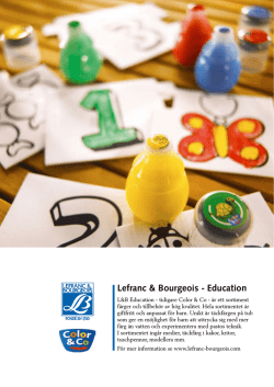 Lefranc & Bourgeois - Education