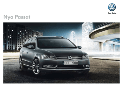 Nya Passat - vwpc.se - Volkswagen Passat Club