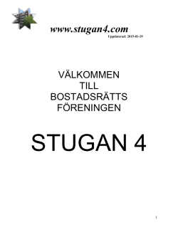 Bopärm - Bostadsrättsföreningen Stugan 4