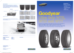 Goodyears serie lastbilsdäck ULTRA GRIP WTS, WTD