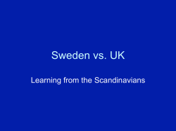 Sweden vs. UK - British Orienteering