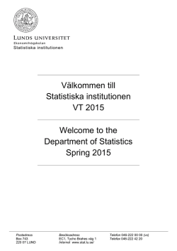 Länk - Statistiska institutionen