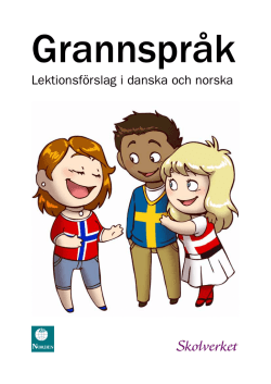 häfte från Skolverket Svenska dialekter