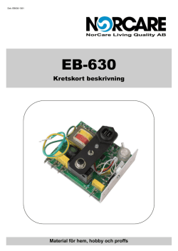 Beskrivning kretskort EB-630