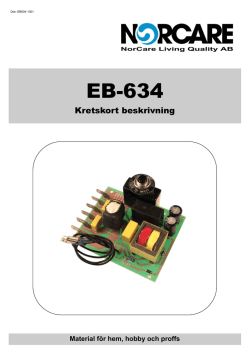 Beskrivning kretskort EB-634