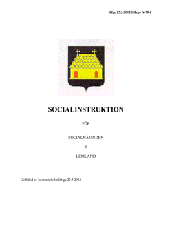 Socialinstruktion