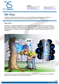RS-XRay - RemaSawco