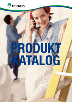 Produktkatalog Teknos_2013