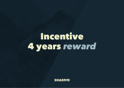 Incentive 4 years reward