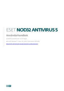 1. ESET NOD32 Antivirus 5