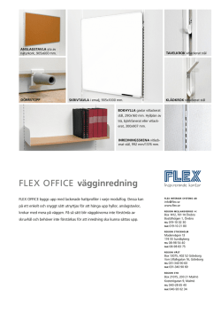 FLEX Office inredning - FLEX Interior Systems