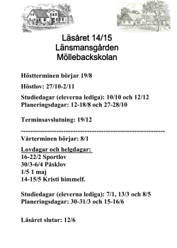 Läsåret 2014 – 2015 (PDF)
