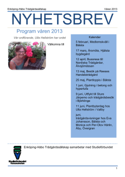 Program våren 2013 - Enköping