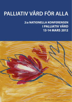 Program o Abstraktbok 2:a Nationella konferensen 2012