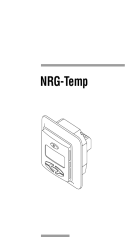 NRG termostat