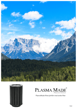PlasmaMade-filtret jämfört med andra filter v2.0