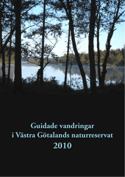 Guidade vandringar i Västra Götalands