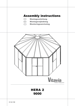 Hera 2 9000 assembly instructions