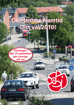 Olofströms framtid