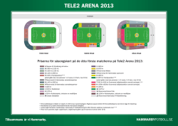 Tele2 Arena 2013 Tele2 ArenA 2013