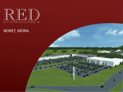NORET, MORA - Rico Estate Development AB