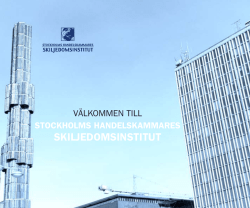 Svenska - Stockholms Handelskammares Skiljedomsinstitut