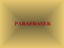 PARAFRASER - WordPress.com