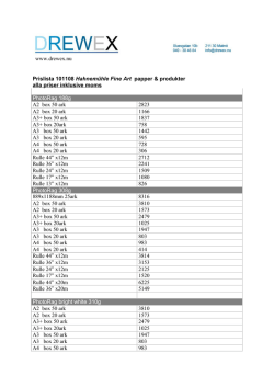 prislista & info