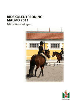 Utredning - Malmö Ridklubb