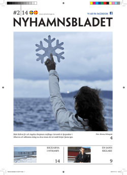 Nyhamnsbladet vinter 2014
