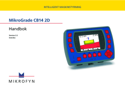 MikroGrade CB14 2D Handbok