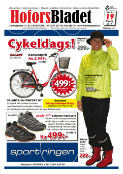 Vecka 19, 8/5 - Hoforsbladet