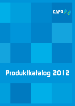 Produktkatalog 2012