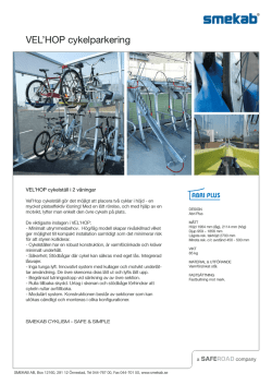 VEL`HOP cykelparkering