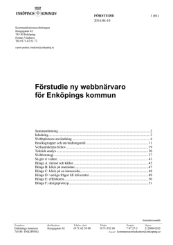 Förstudie ny webb för Enköpings kommun (pdf, 3,5 MB)