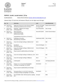SOPA31 Juridik i socialt arbete 1 15 hp (PDF