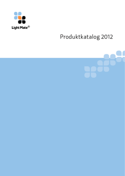 Produktkatalog 2012