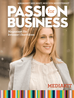 PfB.mediakit - Passion for Business
