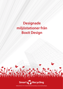 Boxit produkter (PDF) - Smart Recycling Sverige AB