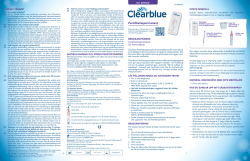 Clearblue Fertilitetsspermatest (i en förseglad påse) Enhet för