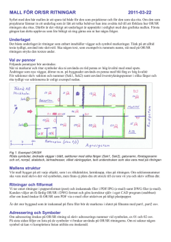 Instruktion för projektering av OR/SR ritningar i PDF