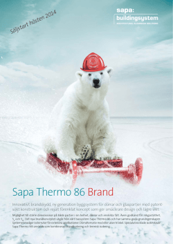 Sapa Thermo 86 Brand