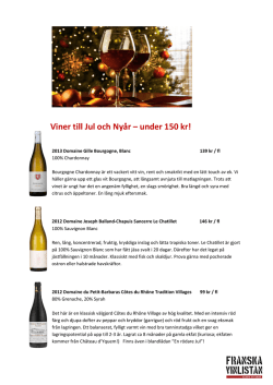 Viner till Jul och Nyår – under 150 kr!