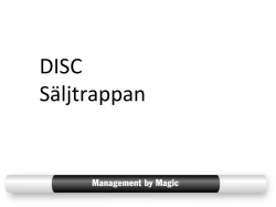 DISC Säljtrappan - mannerstrale.biz