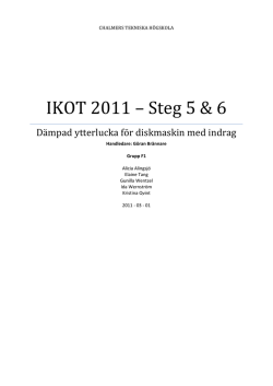 IKOT 2011 – Steg 5 & 6