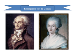 Robespierre och Olympe de Gouges